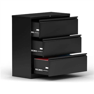 ബ്ലാക്ക് മെറ്റൽ ഓഫീസ് കാബിനറ്റ്